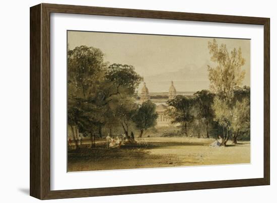 Greenwich Hospital from the Park, 1830-Thomas Shotter Boys-Framed Giclee Print