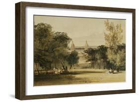 Greenwich Hospital from the Park, 1830-Thomas Shotter Boys-Framed Giclee Print