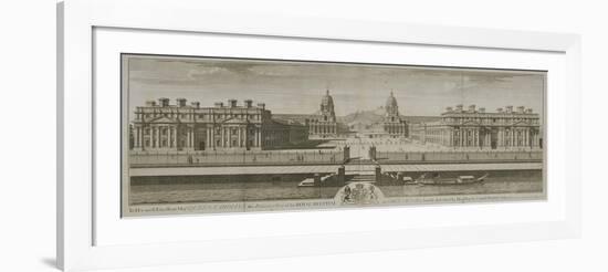 Greenwich Hospital, London, 1734-William Henry Toms-Framed Giclee Print