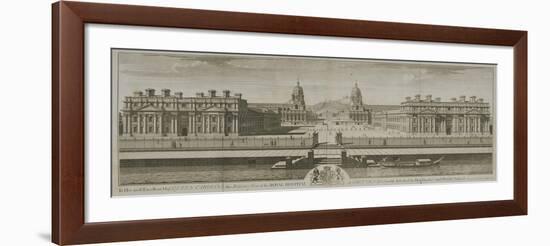 Greenwich Hospital, London, 1734-William Henry Toms-Framed Giclee Print