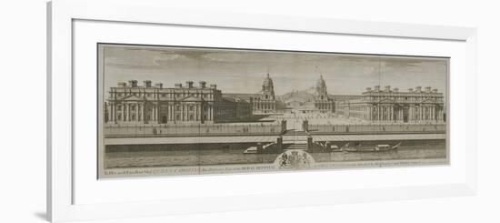 Greenwich Hospital, London, 1734-William Henry Toms-Framed Giclee Print