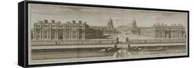 Greenwich Hospital, London, 1734-William Henry Toms-Framed Stretched Canvas