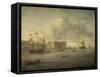 Greenwich Hospital, Off Which Lies the Royal Yacht-null-Framed Stretched Canvas