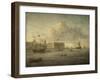 Greenwich Hospital, Off Which Lies the Royal Yacht-null-Framed Giclee Print