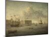 Greenwich Hospital, Off Which Lies the Royal Yacht-null-Mounted Giclee Print