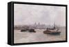 Greenwich Hospital-William Lionel Wyllie-Framed Stretched Canvas