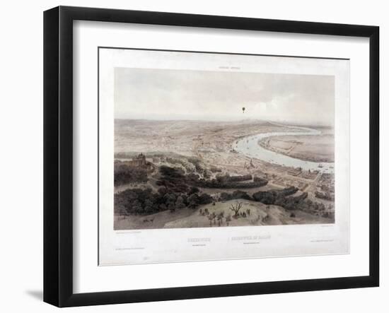 Greenwich, London, C1845-Jules Louis Arnout-Framed Giclee Print