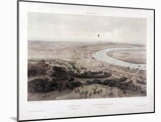 Greenwich, London, C1845-Jules Louis Arnout-Mounted Giclee Print