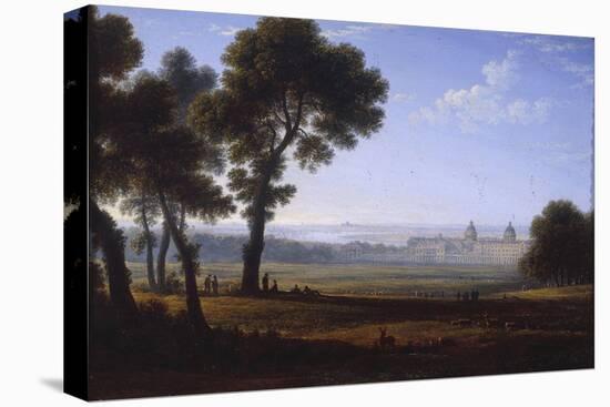 Greenwich Looking Towards the Thames-John Glover-Stretched Canvas