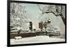 Greenwich, Observat., Snow-null-Framed Art Print