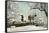 Greenwich, Observat., Snow-null-Framed Stretched Canvas