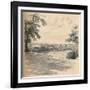 Greenwich Palace from Observatory Hill, 1902-Thomas Robert Way-Framed Giclee Print