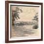 Greenwich Palace from Observatory Hill, 1902-Thomas Robert Way-Framed Giclee Print