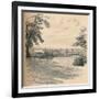 Greenwich Palace from Observatory Hill, 1902-Thomas Robert Way-Framed Giclee Print