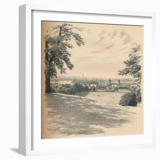 Greenwich Palace from Observatory Hill, 1902-Thomas Robert Way-Framed Giclee Print