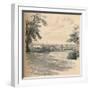 Greenwich Palace from Observatory Hill, 1902-Thomas Robert Way-Framed Giclee Print