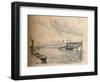 Greenwich Palace from the River, 1902-Thomas Robert Way-Framed Giclee Print