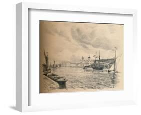 Greenwich Palace from the River, 1902-Thomas Robert Way-Framed Giclee Print