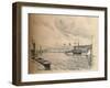 Greenwich Palace from the River, 1902-Thomas Robert Way-Framed Giclee Print