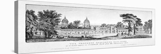 Greenwich Park, Greenwich, London, 1835-Chapman & Co-Stretched Canvas