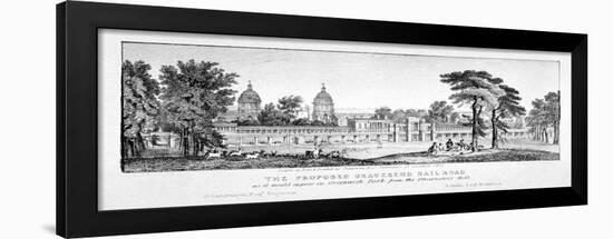 Greenwich Park, Greenwich, London, 1835-Chapman & Co-Framed Giclee Print