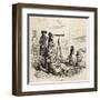 Greenwich Park Telescope-null-Framed Art Print