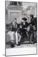 Greenwich Pensioner, Greenwich Hospital, London, C1840-T Holles-Mounted Giclee Print