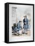 Greenwich Pensioners, 1808-John Augustus Atkinson-Framed Stretched Canvas