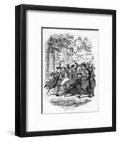 Greenwich Pensioners-George Cruikshank-Framed Art Print