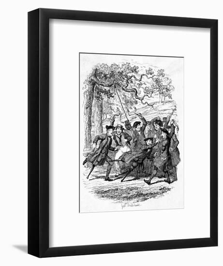 Greenwich Pensioners-George Cruikshank-Framed Art Print