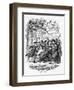 Greenwich Pensioners-George Cruikshank-Framed Art Print