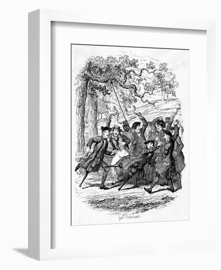 Greenwich Pensioners-George Cruikshank-Framed Art Print