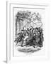 Greenwich Pensioners-George Cruikshank-Framed Art Print