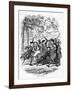 Greenwich Pensioners-George Cruikshank-Framed Art Print