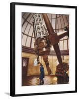 Greenwich's largest telescope, 1938-Unknown-Framed Giclee Print