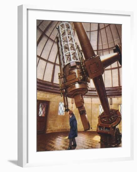 Greenwich's largest telescope, 1938-Unknown-Framed Giclee Print