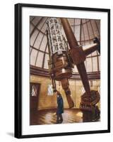 Greenwich's largest telescope, 1938-Unknown-Framed Giclee Print