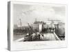 Greenwich Station, Greenwich, London, C1840-null-Stretched Canvas