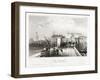 Greenwich Station, Greenwich, London, C1840-null-Framed Giclee Print