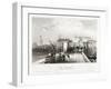 Greenwich Station, Greenwich, London, C1840-null-Framed Giclee Print