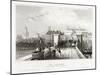 Greenwich Station, Greenwich, London, C1840-null-Mounted Giclee Print