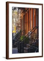 Greenwich Village Architecture.-Jon Hicks-Framed Photographic Print