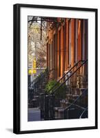 Greenwich Village Architecture.-Jon Hicks-Framed Photographic Print