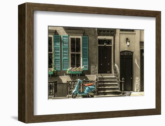 Greenwich Village Life-null-Framed Premium Giclee Print