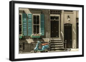 Greenwich Village Life-null-Framed Art Print