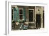 Greenwich Village Life-null-Framed Art Print