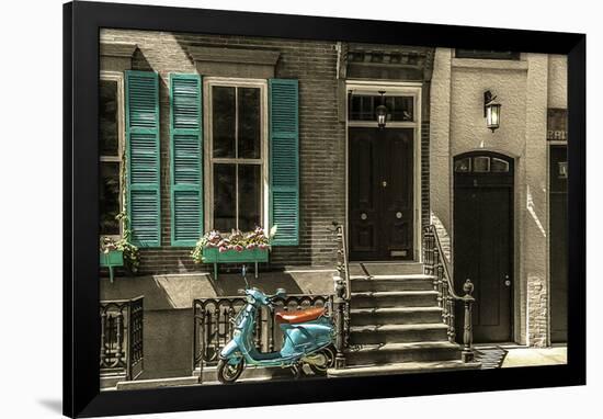Greenwich Village Life-null-Framed Art Print