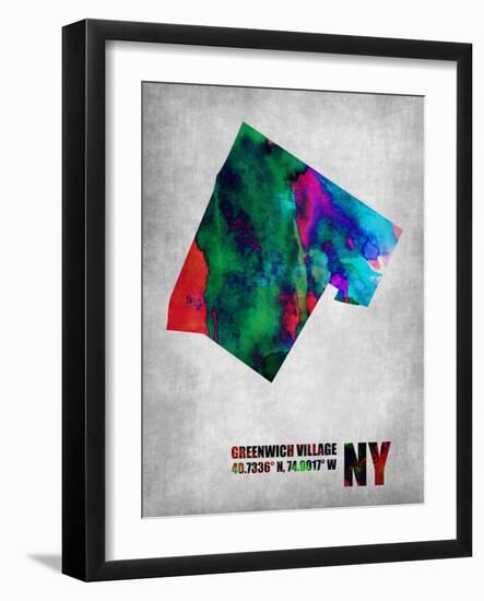 Greenwich Village New York-NaxArt-Framed Art Print