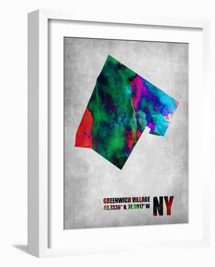 Greenwich Village New York-NaxArt-Framed Art Print