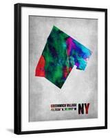 Greenwich Village New York-NaxArt-Framed Art Print